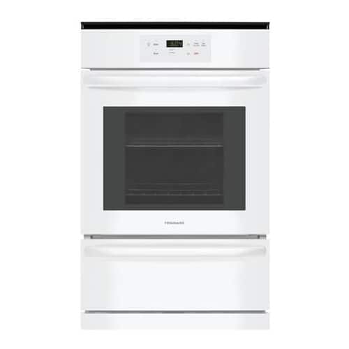 Frigidaire - 24" Built-In Single Gas Wall Oven - White-Front_Standard 