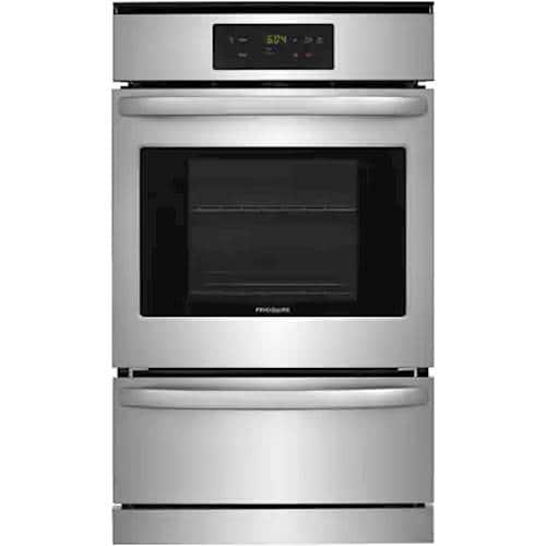 Frigidaire 24 Built In Single Gas Wall Oven Silver Ffgw2416us Frigidaire 24 Built In Single Gas Wall Oven Stainless Steel Front Standard