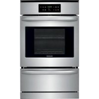 Frigidaire - 24" Built-In Single Gas Wall Oven - Stainless steel - Front_Zoom