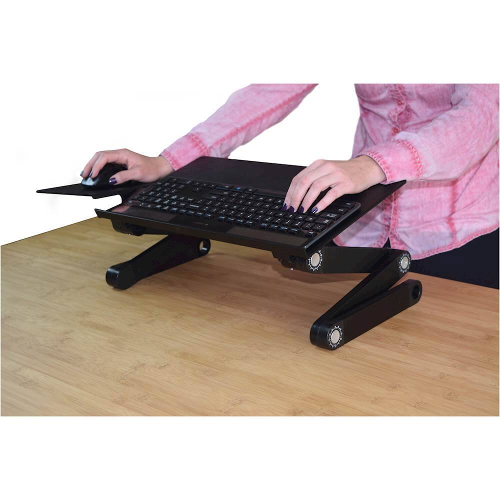 Alt View 11. Uncaged Ergonomics - WorkEZ Keyboard Tray - Black.