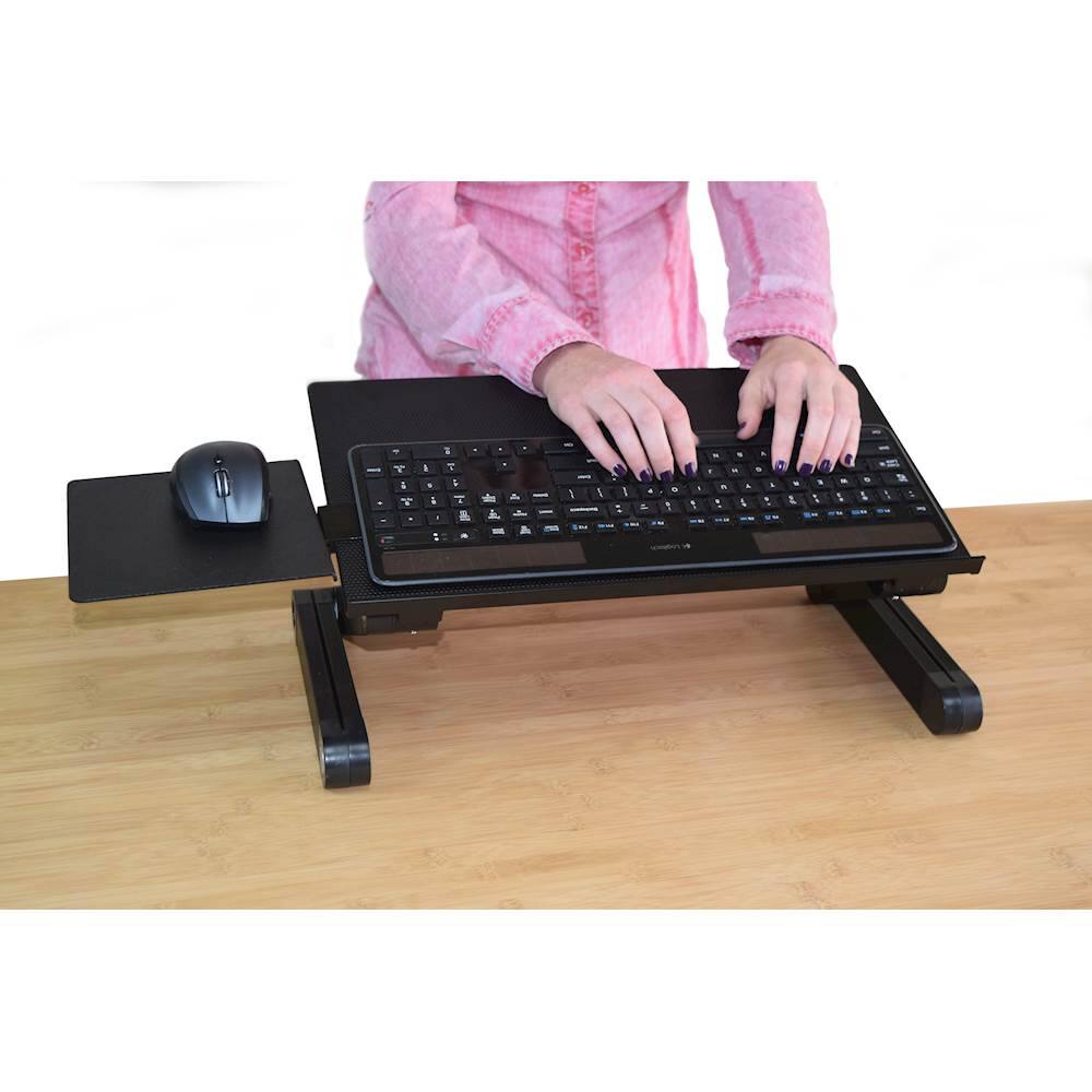 Alt View 13. Uncaged Ergonomics - WorkEZ Keyboard Tray - Black.