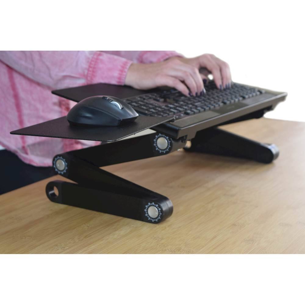 Alt View 15. Uncaged Ergonomics - WorkEZ Keyboard Tray - Black.