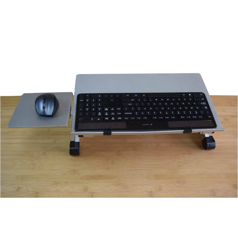 Alt View 14. Uncaged Ergonomics - WorkEZ Keyboard Tray - Silver.