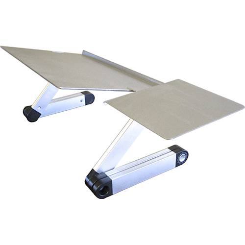 Alt View 18. Uncaged Ergonomics - WorkEZ Keyboard Tray - Silver.