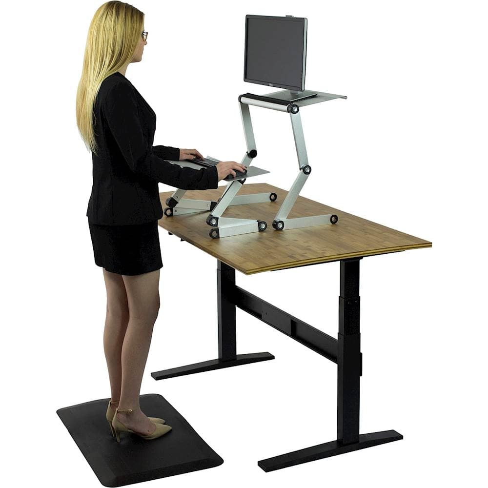 Best Buy: Uncaged Ergonomics WorkEZ Standing Desk Silver WESDS