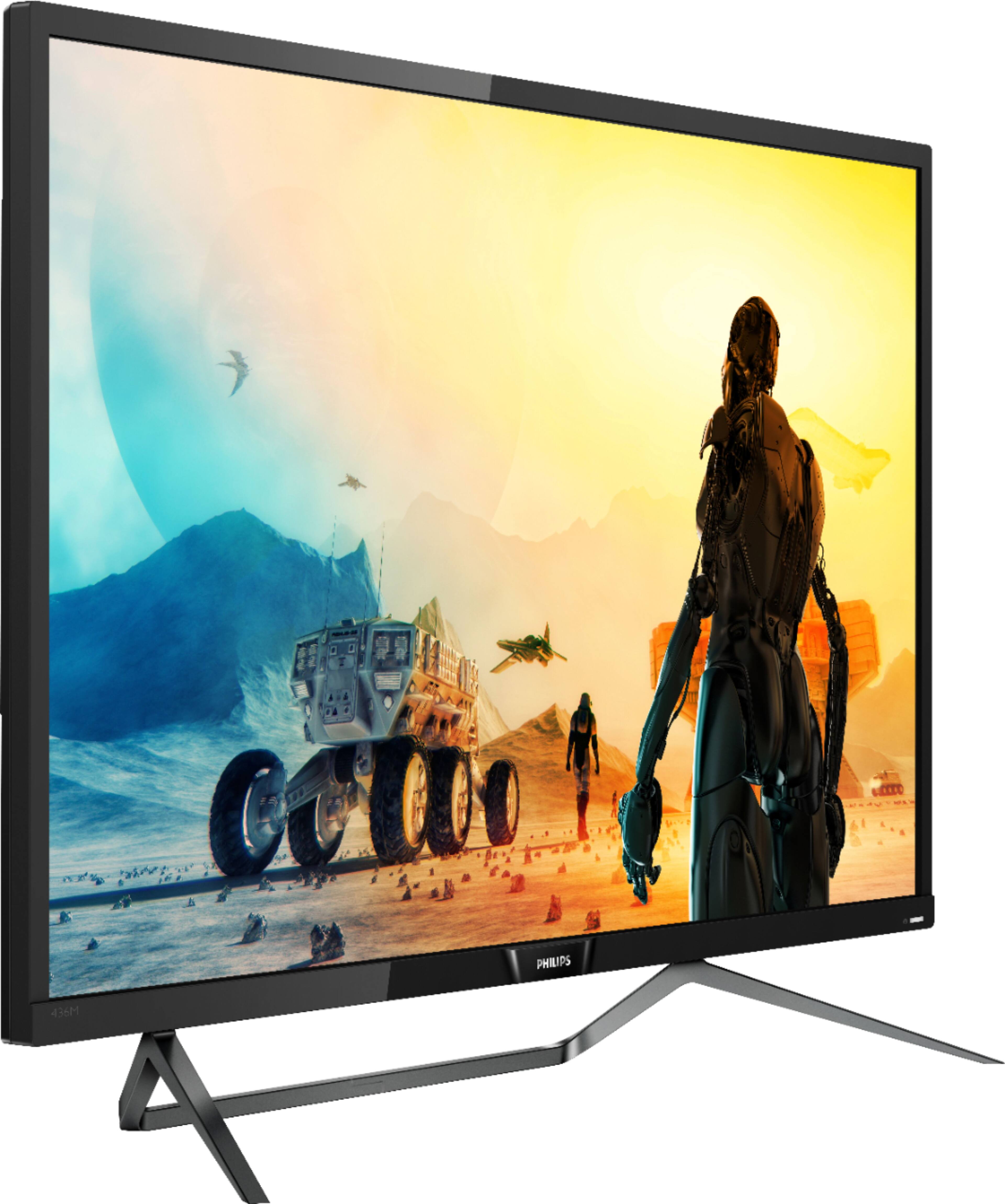 Alt View 11. Philips - Momentum 436M6VBPAB 43" LED 4K UHD Monitor with HDR - Black Gloss Textured.