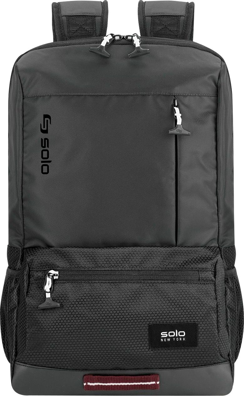 solo New York - Varsity Collection Draft Laptop Backpack - Black