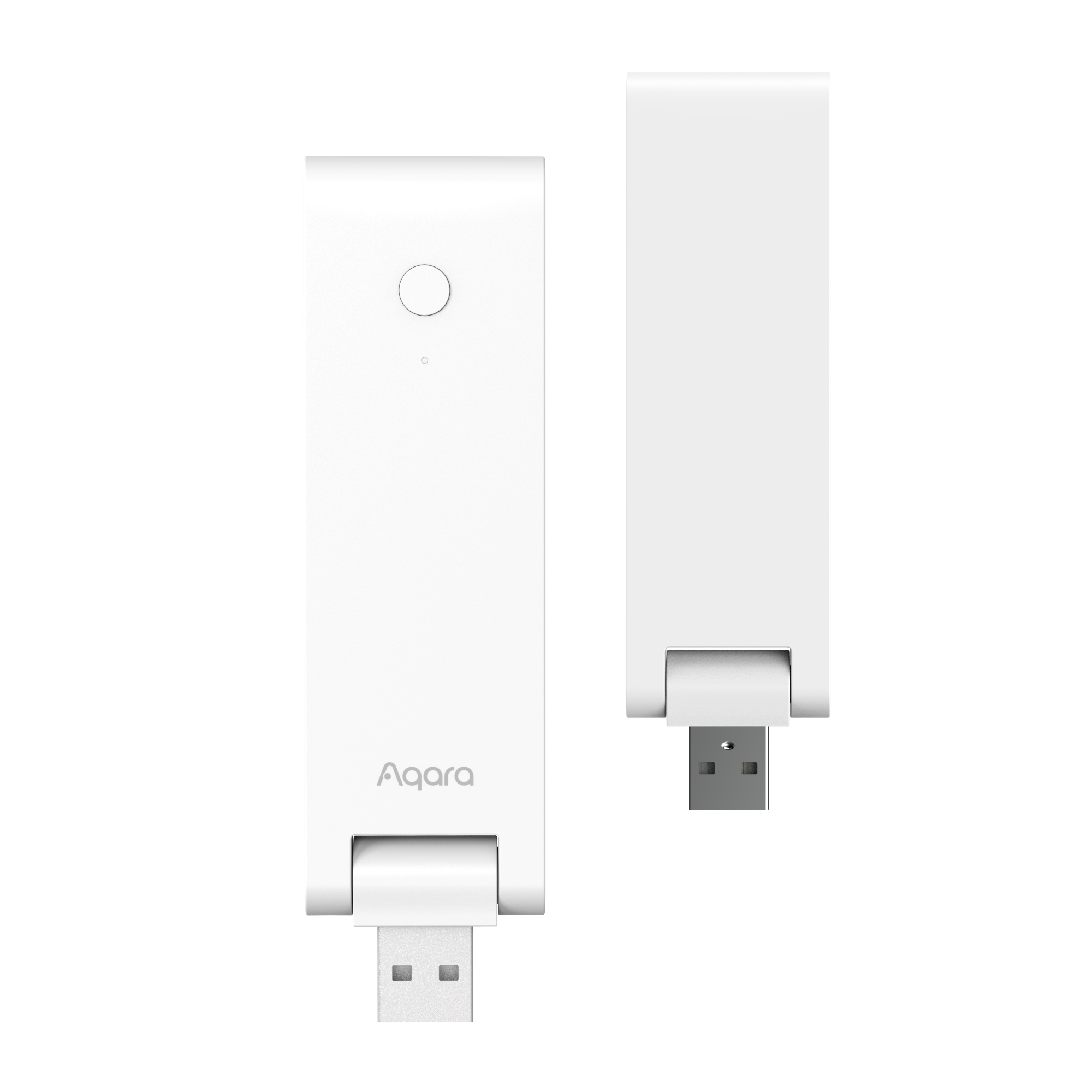 Alt View 2. Aqara - UWB Smart Lock U400 Kit with M100 Hub, Matter, Thread, Wifi, Apple Home Key, Fingerprint, Rechargeable Battery, Black - Black.