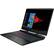 Left. HP - OMEN 15.6" Gaming Laptop - Intel Core i7- 16GB Memory- NVIDIA GeForce GTX 1060- 1TB Hard Drive + 128GB Solid State Drive - Shadow Black.