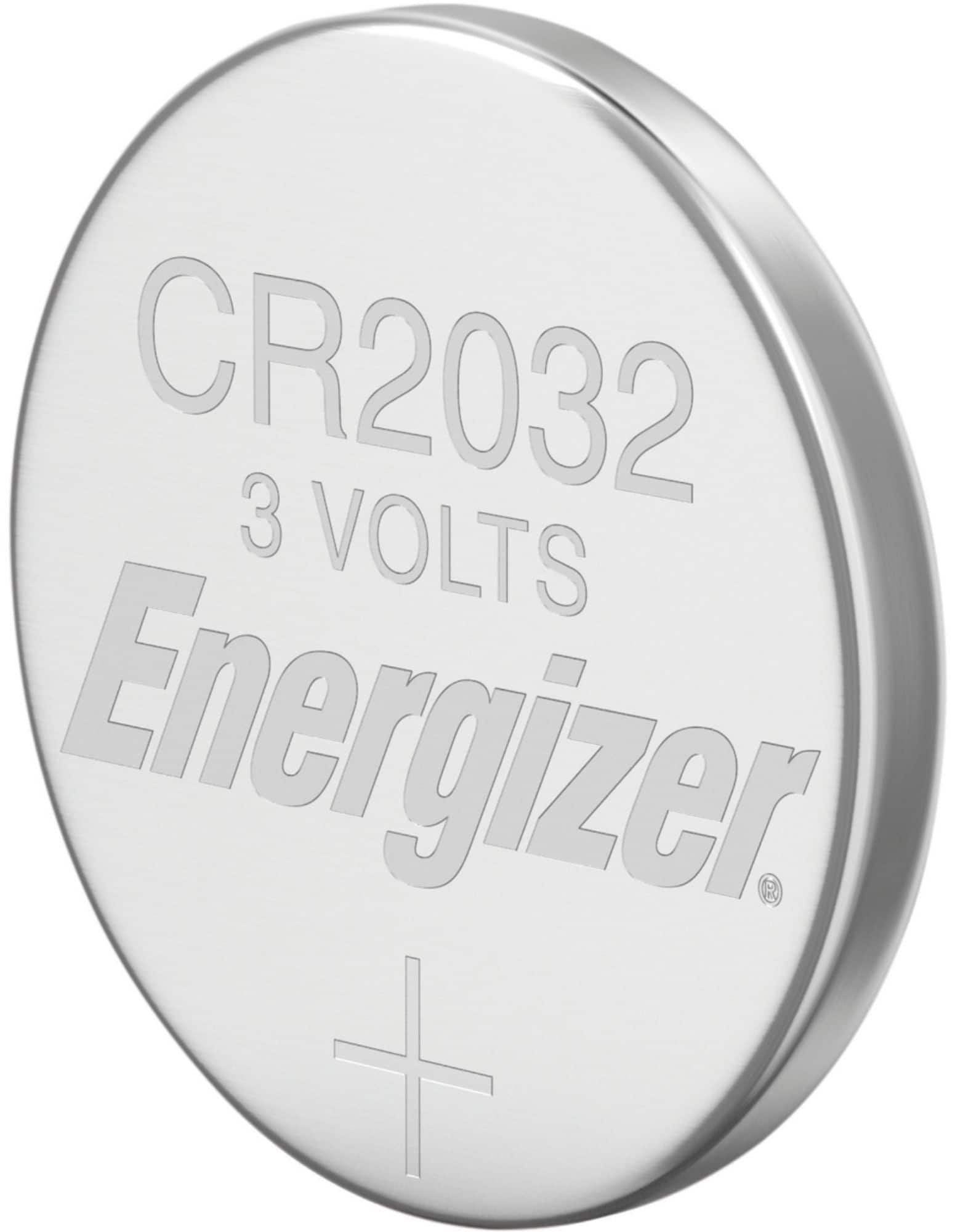 Alt View 11. Energizer - 2032 Batteries (4 Pack), 3V Lithium Coin Batteries - Silver.