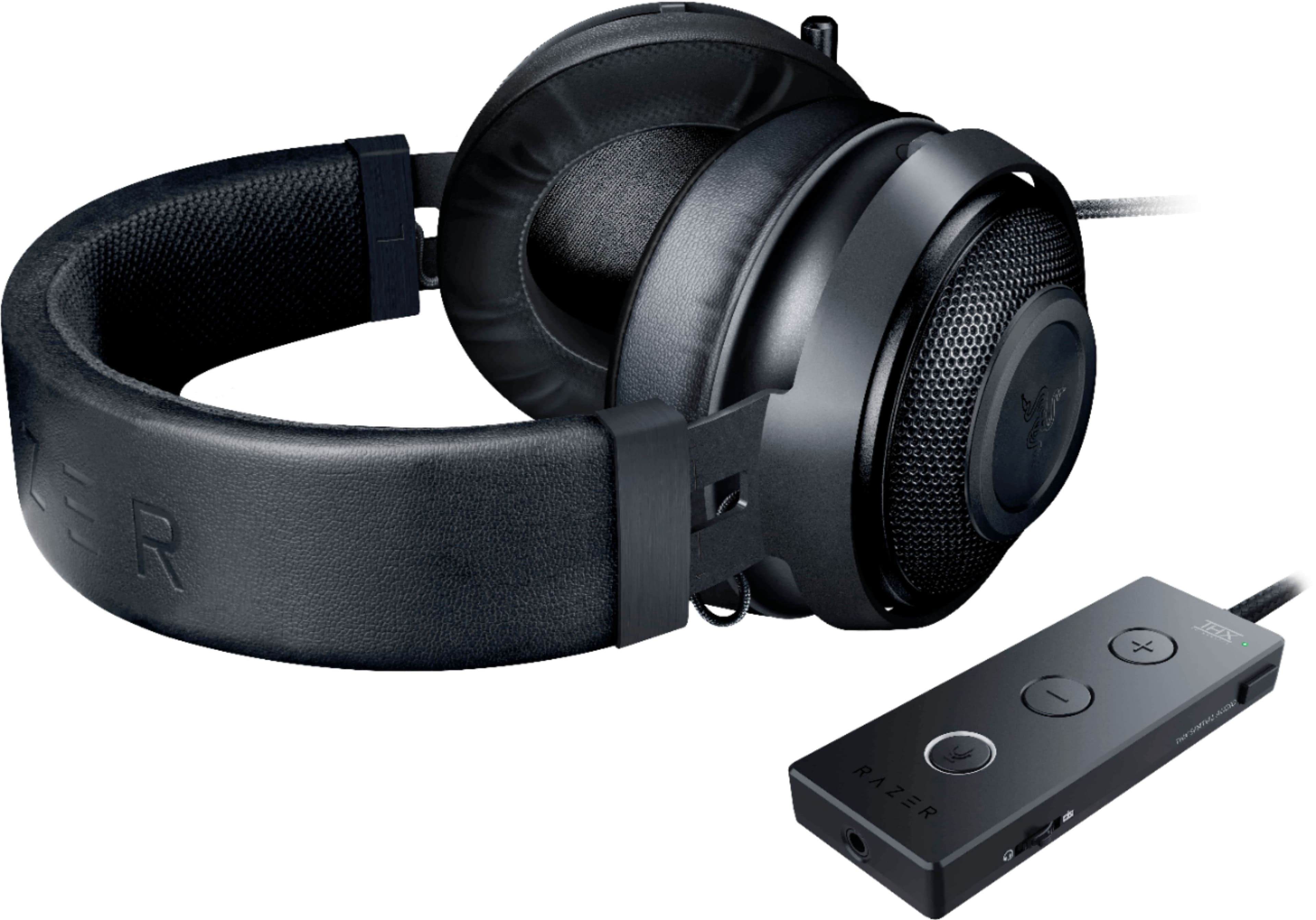 Alt View 12. Razer - Kraken Tournament Edition Wired Stereo Gaming Over-the-Ear Headphones for PC, Mac, Xbox One, Switch, PS4, Mobile Devices - Black.