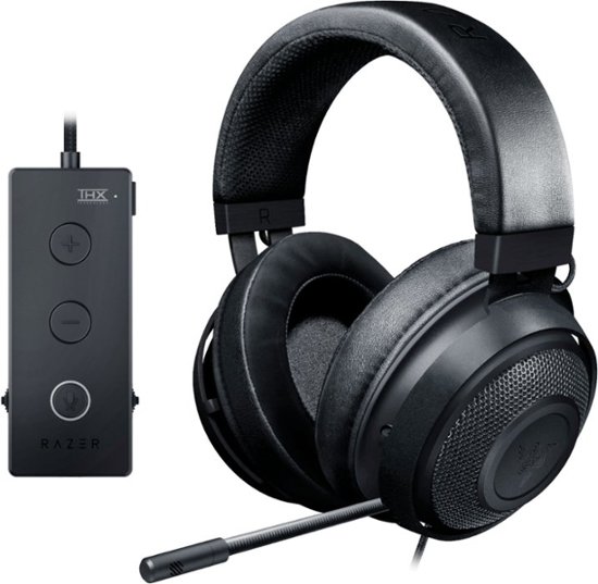 Razer Kraken Tournament Edition Wired Stereo Gaming Over The Ear Headphones For Pc Mac Xbox One Switch Ps4 Mobile Devices Black Rz04 R3u1 Best Buy