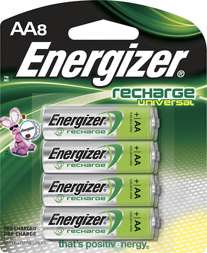 UPC 039800117076 product image for Energizer - Recharge Universal Rechargeable AA Batteries (8-Pack) | upcitemdb.com