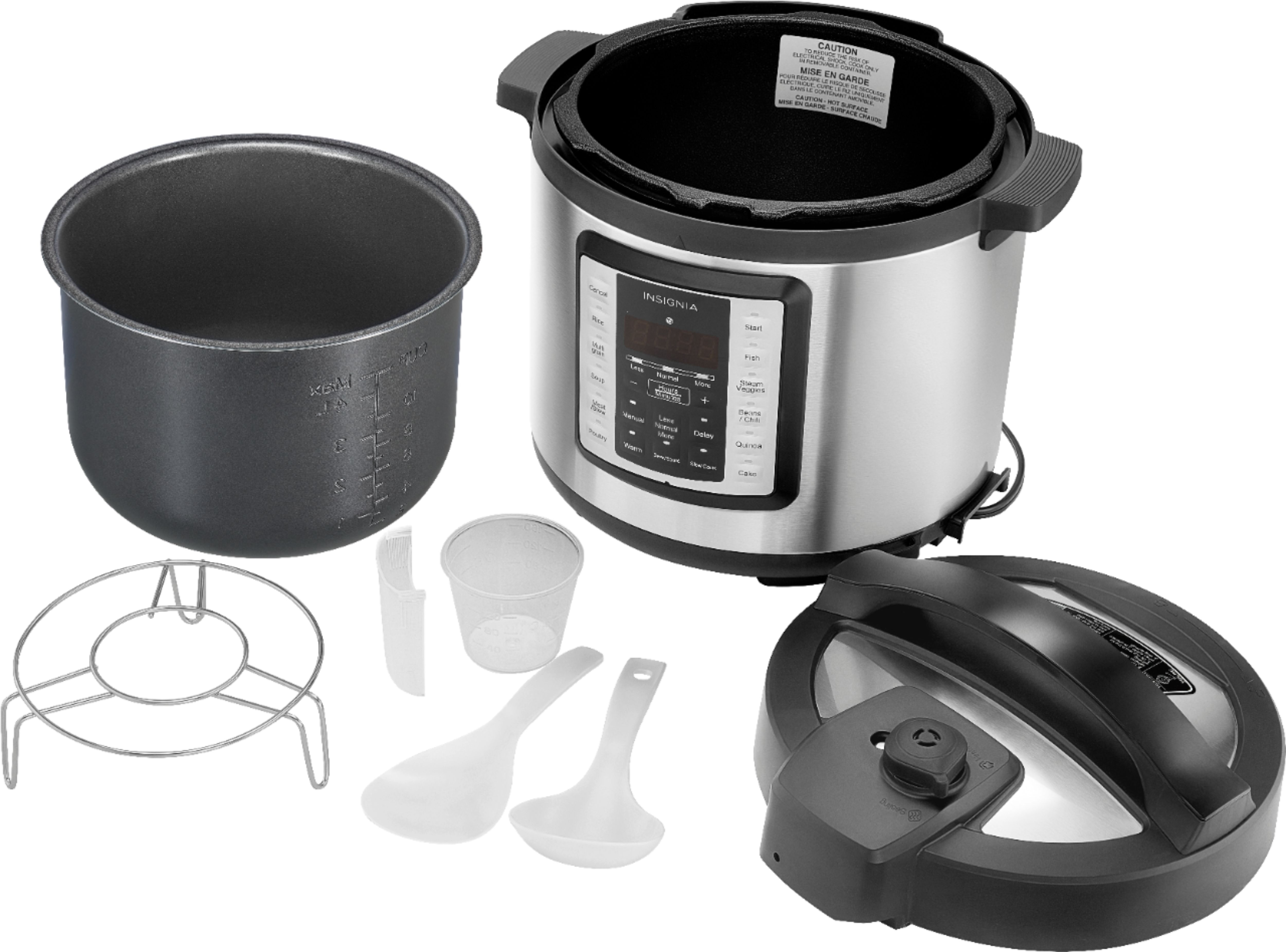 Details about   Insignia 8-quart multi-function pressure cooker 