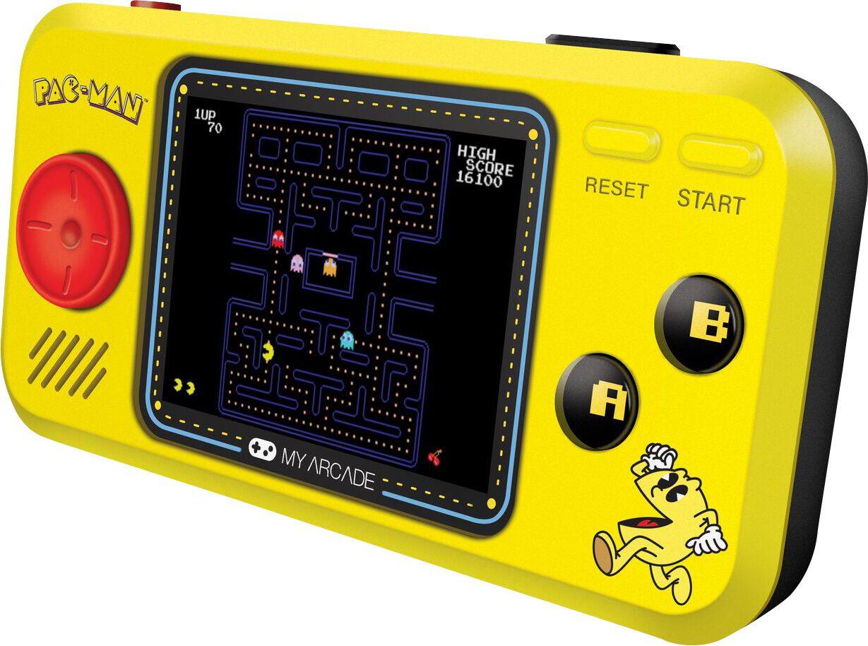 Alt View 12. My Arcade - Pac-Man Pocket Player Portable Gaming System - Yellow/Black.