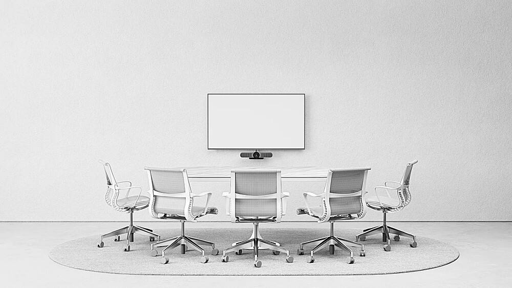 Alt View 15. Logitech - MeetUp 4K Ultra HD Video Conferencing Kit with Expansion Microphone for Huddle Rooms - Black.