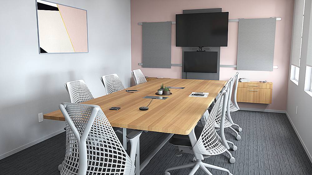 Alt View 14. Logitech - MeetUp 4K Ultra HD Video Conferencing Kit with Expansion Microphone for Huddle Rooms - Black.