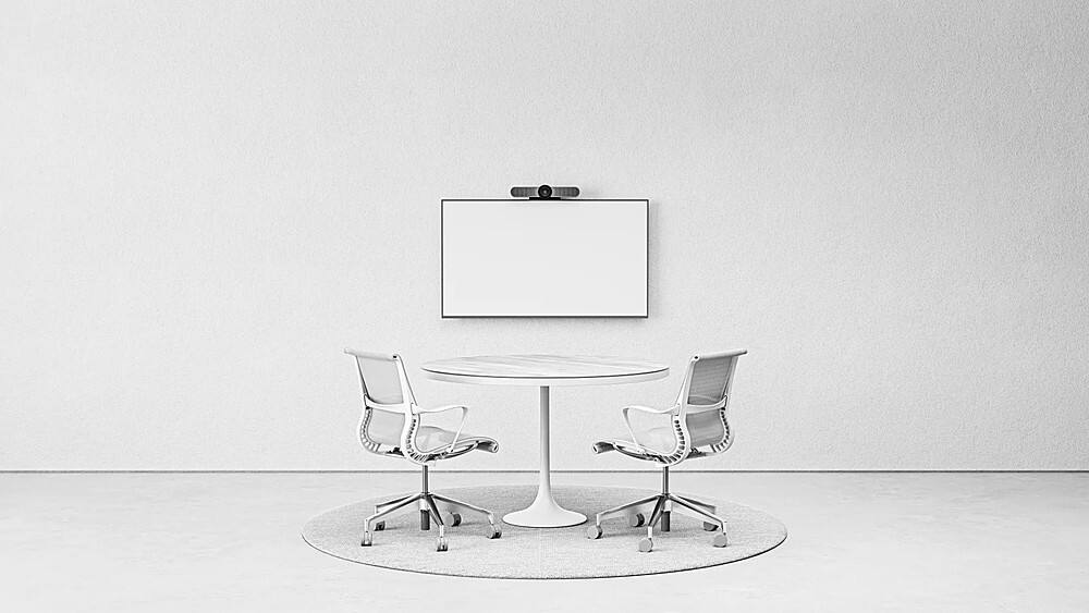 Alt View 16. Logitech - MeetUp 4K Ultra HD Video Conferencing Kit with Expansion Microphone for Huddle Rooms - Black.