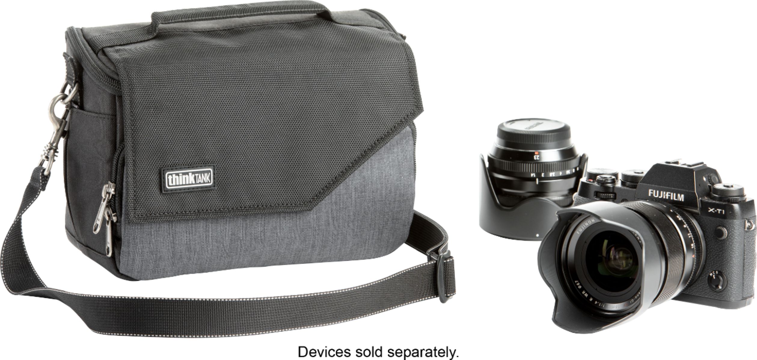 Angle View: thinkTank - Mirrorless Mover Camera Shoulder Bag - Gray/Black