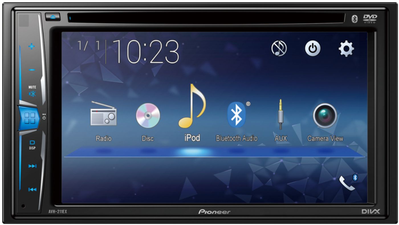 Pioneer Double DIN Bluetooth CD Receiver 