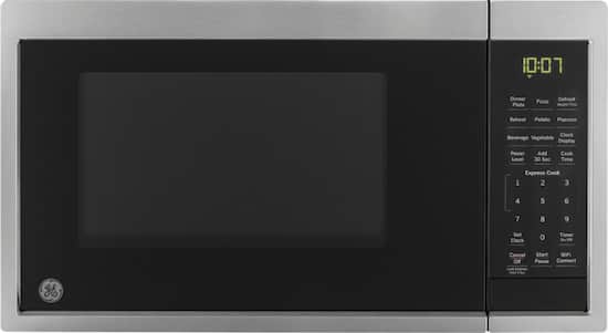 GE 0.9 Cu. Ft. Capacity Smart Countertop Microwave Oven with Scan-to-Cook  Technology Stainless Steel JES1097SMSS - Best Buy