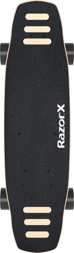 Rent to own Razor - RazorX DLX Electric Skateboard w/12 mph Max Speed - Black