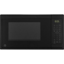 GE - 0.9 Cu. Ft. Microwave - Black - Front_Zoom