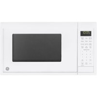 GE - 0.9 Cu. Ft. Microwave - White - Front_Zoom