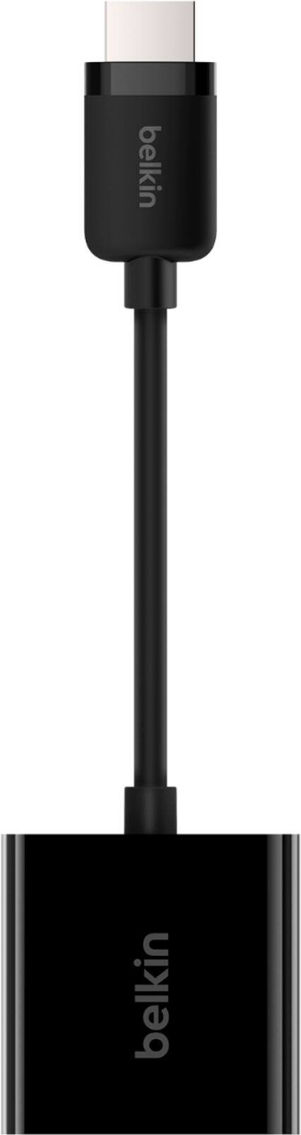 Alt View 1. Belkin - Belkin HDMI to VGA Adapter with Micro-USB Power and Audio Support - Black.