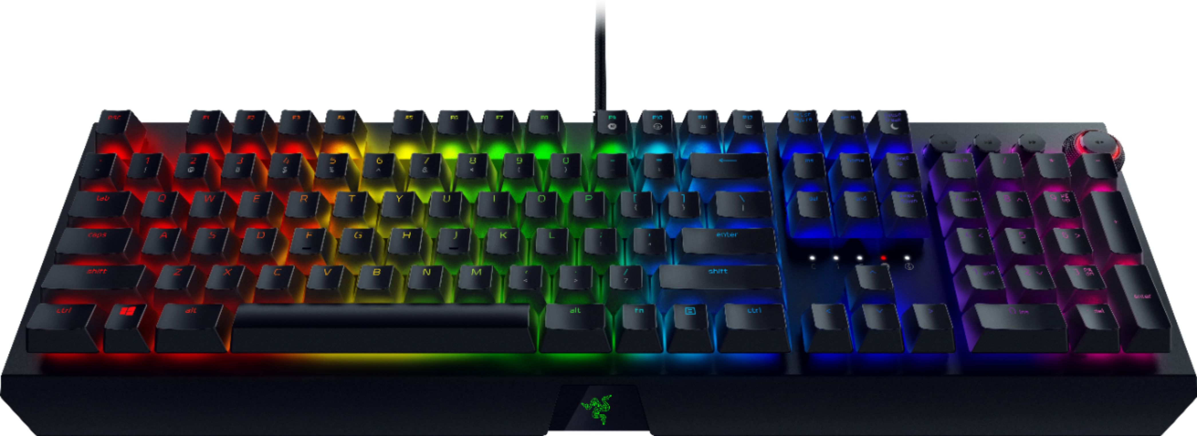 BlackWidow Elite Wired Gaming Mechanical Razer Green Switch  Keyboard with RGB Chroma Backlighting Black RZ03-02620200-R3U1 | FintechZoom
