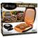 Alt View 11. Gotham Steel - Countertop Indoor Electric Grill - Copper/Black.