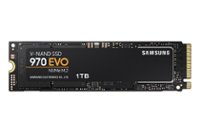 Front. Samsung - 970 EVO 1TB PCIe Gen 3 x4 NVMe Internal Solid State Drive with V-NAND Technology - Black.
