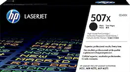 HP - 507X High Yield Toner Cartridge, Prints Up to 11,000 Pages (CE400X) - Black