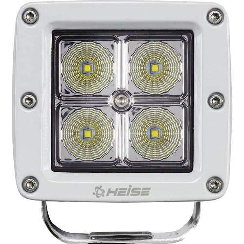 Heise - 960-Lumen 3" Cube LED Marine Lights (2-Pack) - White