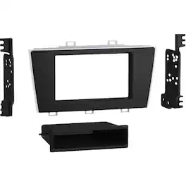 Metra - Dash Kit for Select 2018-2019 Subaru Legacy DIN DDIN - Black/Silver