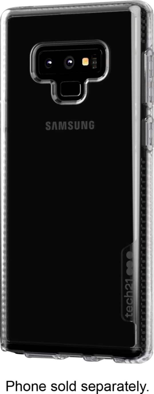 Front. Tech21 - Evo Check Case for Samsung Galaxy Note9 - Pure Clear.