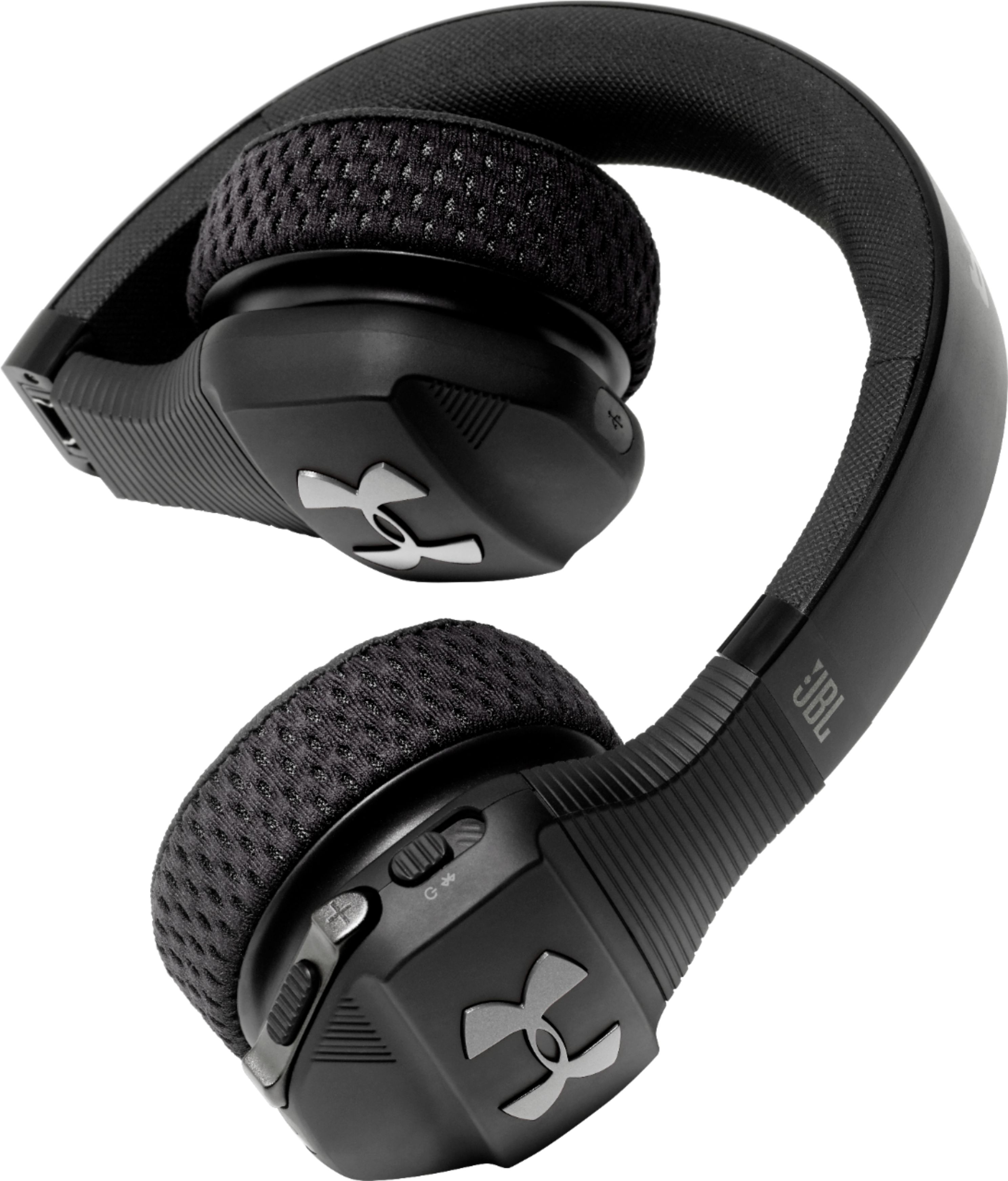 fusión Productos lácteos Ojalá Best Buy: JBL Under Armour Sport Train Wireless On-Ear Headphones Black  UAONEARBTBLK