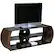Left. OneSpace - TV Cabinet for Most Flat-Panel TVs Up to 55" - Black/Walnut.