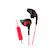 Front. JVC - HA ENR15 Gumy Sport Wired In-Ear Headphones - Red/Black.