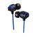 Front. JVC - XX Series HA-FX103M Wired In-Ear Headphones - Blue.
