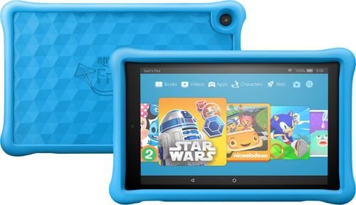 Amazon - Fire HD 10 Kids Edition - 10.1" - Tablet - 32GB - Blue - Larger Front