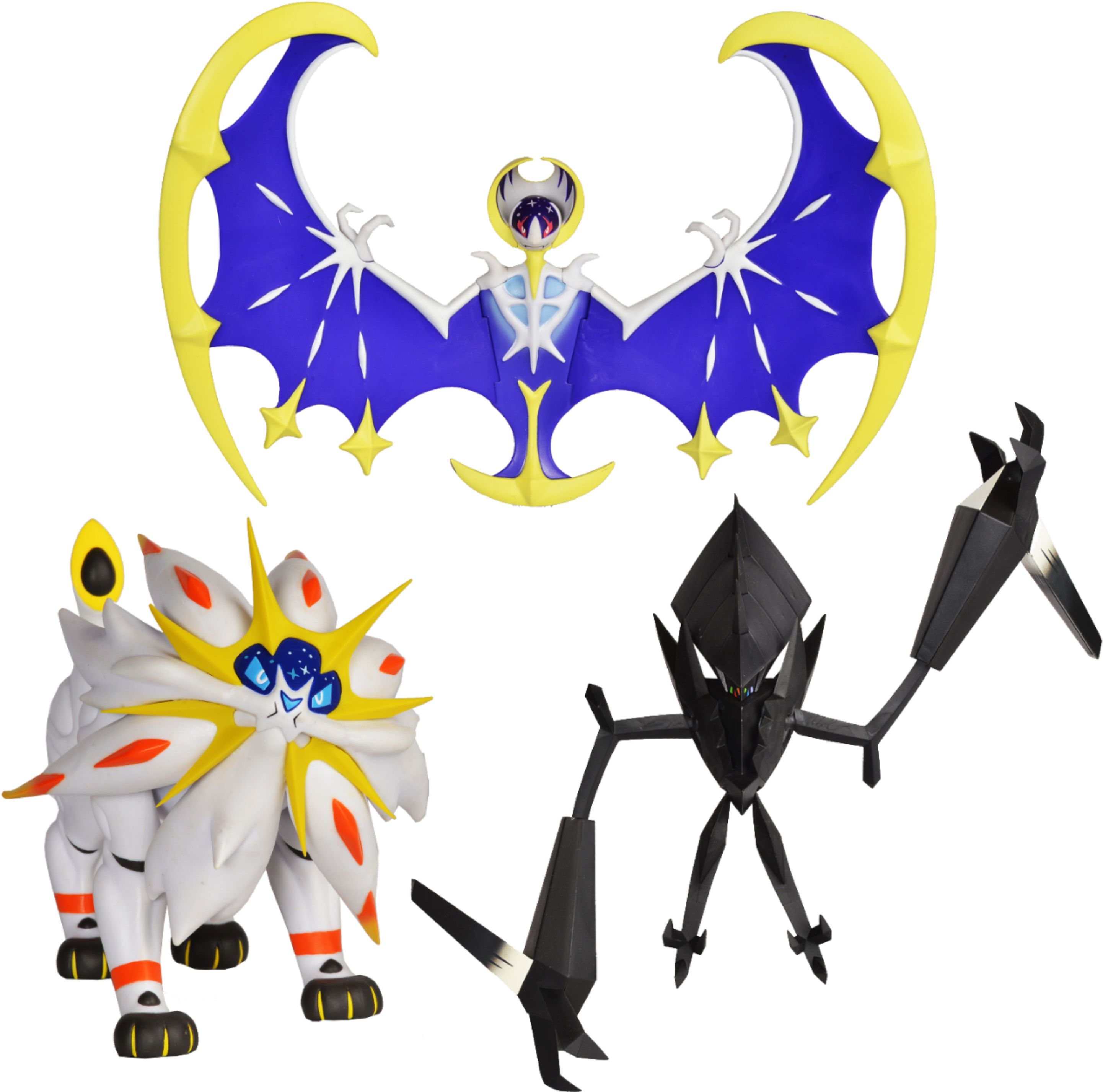 Bonecos Pokémon Legendary Figure 12 - Solgaleo + Lunala + Necrozma