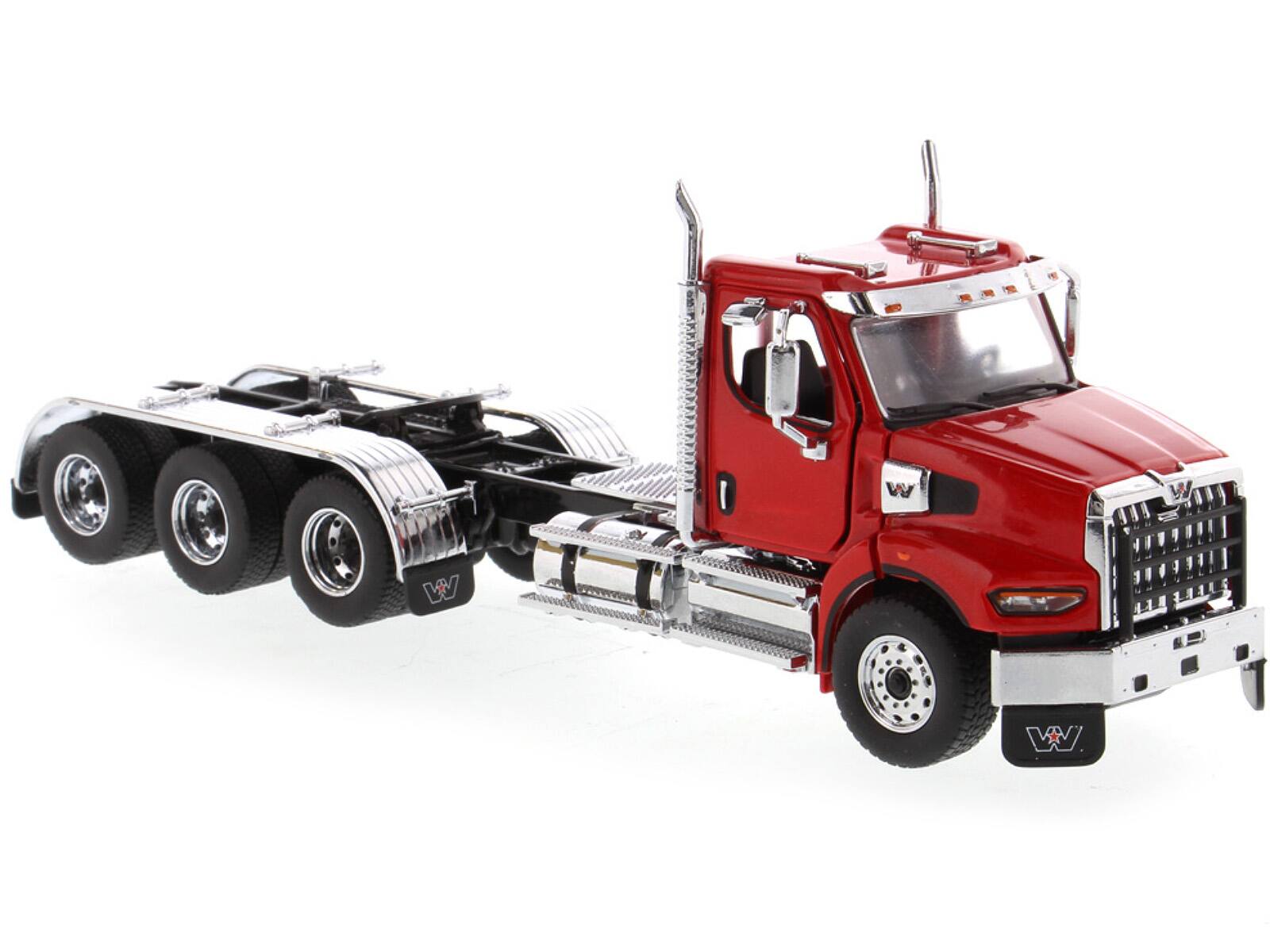 Western Star 49X SBFA Tridem Day Cab Heavy Haul Truck Tractor Viper Red ...