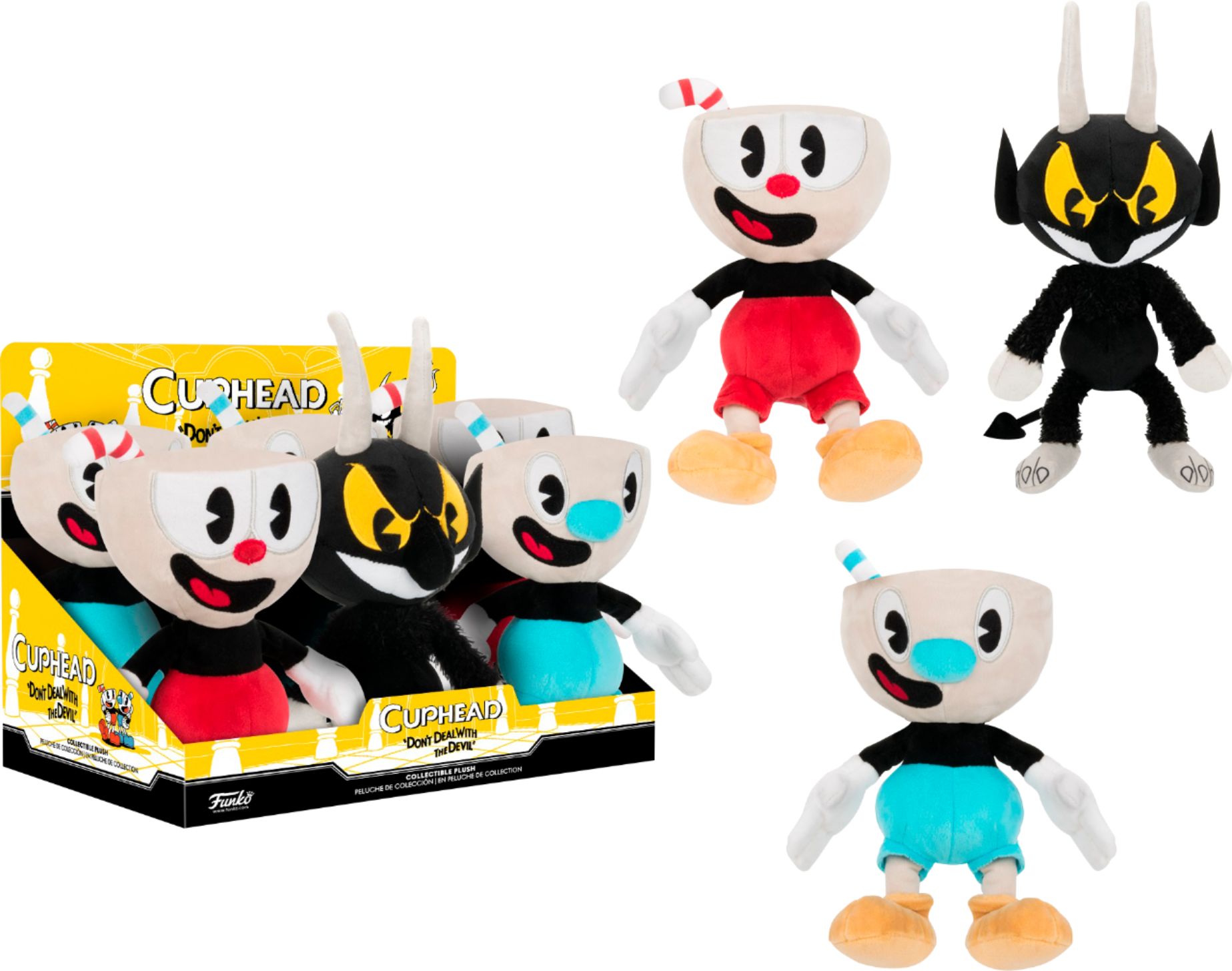 all cuphead plushies