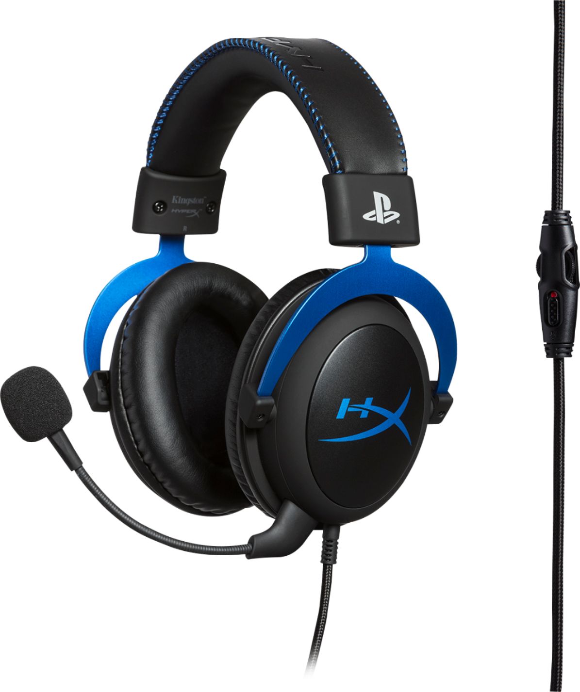 HyperX Cloud Wired Stereo Gaming Headset for PS5 and PS4 Blue/Black  4P5J7AA#ABL/HX-HSCLS-BL/AM - Best Buy