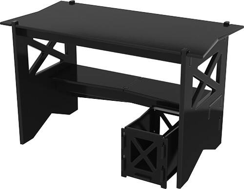 Angle Standard. Legaré Furniture - Cottage Writing Desk - Ebony/Walnut.