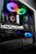 Alt View Zoom 19. CORSAIR - Hydro Series H100i PRO Liquid CPU Cooler 120mm Liquid Cooling System with RGB Lighting - Black/Gray.