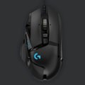 Alt View Zoom 11. Logitech - G502 HERO Wired Optical Gaming Mouse with RGB Lighting - Black.