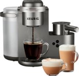 Front Zoom. Keurig - K-Cafe Special Edition Single Serve K-Cup Pod Coffee Maker with Milk Frother - Nickel.