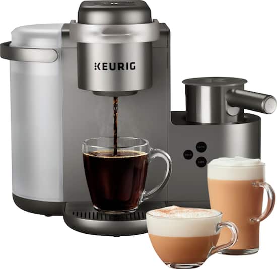 Keurig K-Cafe Special Edition Single Serve K-Cup Pod Coffee Maker with Milk  Frother Nickel 5000200558 - Best Buy